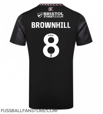 Burnley Josh Brownhill #8 Replik Auswärtstrikot 2024-25 Kurzarm